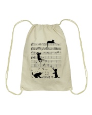 Cat Music Drawstring Bag thumbnail