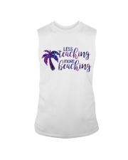 Less teaching more beaching Sleeveless Tee thumbnail