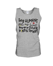 TINY HUMANS STOLE MY HEART THEY ARE SO CLEVER KIND Unisex Tank thumbnail