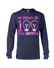 MY STUDENTS ARE 100 DAYS BRIGHTER Long Sleeve Tee thumbnail