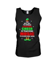 SPREAD CHRISTMAS CHEER IS TEACHING MUSIC Unisex Tank thumbnail