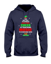 SPREAD CHRISTMAS CHEER IS TEACHING MUSIC Hooded Sweatshirt thumbnail