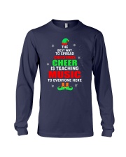 SPREAD CHRISTMAS CHEER IS TEACHING MUSIC Long Sleeve Tee thumbnail