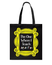 I Teach Math Tote Bag thumbnail