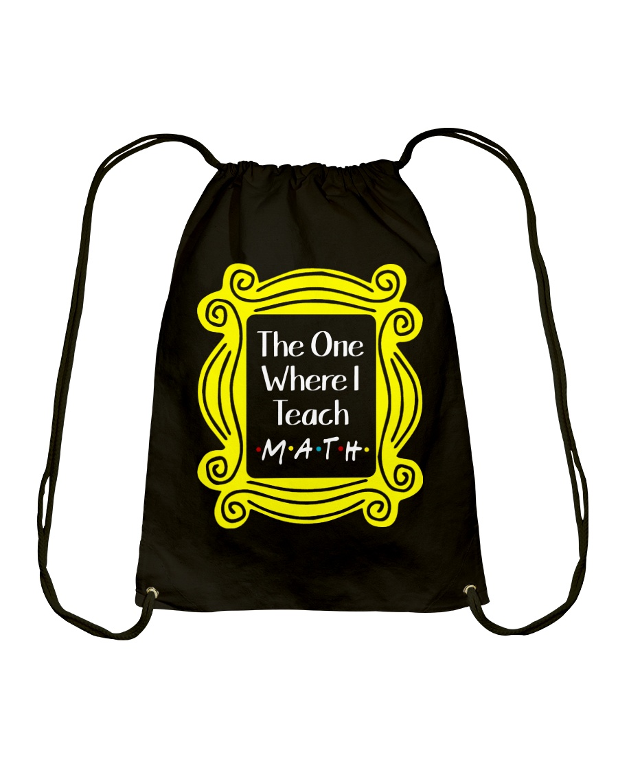 I Teach Math Drawstring Bag