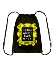 I Teach Math Drawstring Bag thumbnail