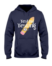 Testing Testing 123 Hooded Sweatshirt thumbnail