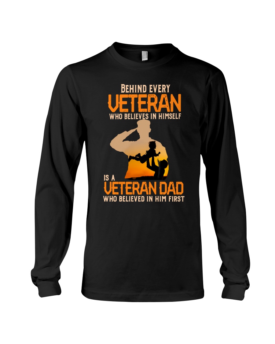 Veteran Dad Long Sleeve Tee