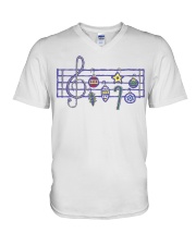 MUSIC V-Neck T-Shirt thumbnail