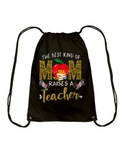 The best kind Of Mom - Teacher Drawstring Bag thumbnail