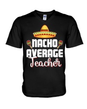 Nacho Average Teacher V-Neck T-Shirt thumbnail