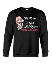Nursescalltheshots Crewneck Sweatshirt thumbnail