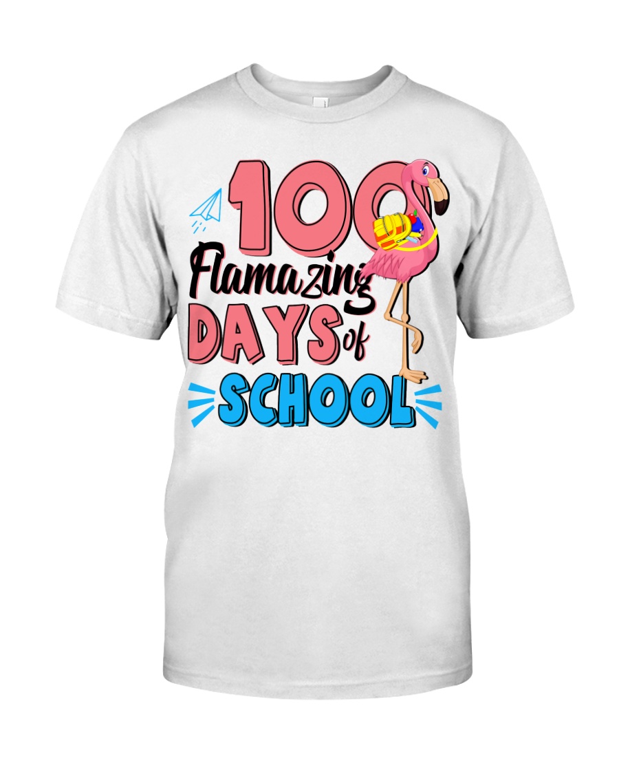 100 FLAMAZING DAYS OF SCHOOL Classic T-Shirt
