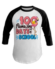 100 FLAMAZING DAYS OF SCHOOL Baseball Tee thumbnail