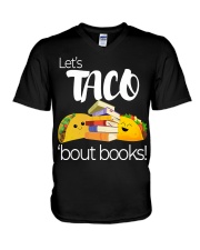 LET'S TACO 'BOUT BOOKS V-Neck T-Shirt thumbnail