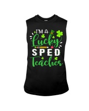 I'm a lucky SPED Teacher Sleeveless Tee thumbnail