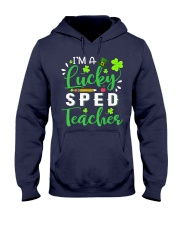 I'm a lucky SPED Teacher Hooded Sweatshirt thumbnail