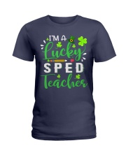 I'm a lucky SPED Teacher Ladies T-Shirt thumbnail