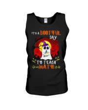 Bootiful Day To Teach Math Unisex Tank thumbnail
