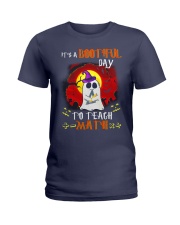 Bootiful Day To Teach Math Ladies T-Shirt thumbnail