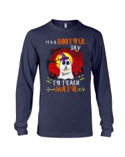 Bootiful Day To Teach Math Long Sleeve Tee thumbnail