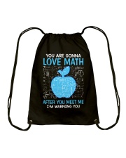 Love Math Drawstring Bag front