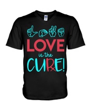 Love is the Cure V-Neck T-Shirt thumbnail