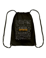 HAPPY NEW YEAR MATH TEACHER Drawstring Bag thumbnail
