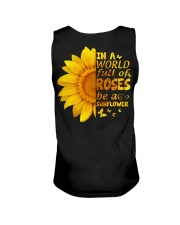 In a world full of roses be a sunflower Unisex Tank thumbnail