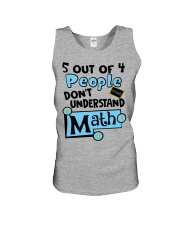 5 OUT OF 4 PEOPLE DON'T UNDERSTAND MATH Unisex Tank thumbnail