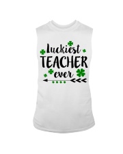 Luckiest Teacher ever Sleeveless Tee thumbnail