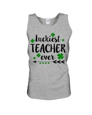Luckiest Teacher ever Unisex Tank thumbnail