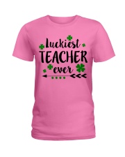 Luckiest Teacher ever Ladies T-Shirt thumbnail