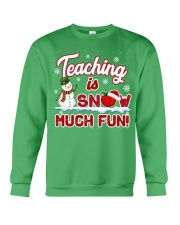 Teaching is snow much fun Crewneck Sweatshirt thumbnail