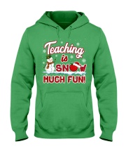 Teaching is snow much fun Hooded Sweatshirt thumbnail