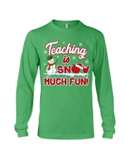 Teaching is snow much fun Long Sleeve Tee thumbnail