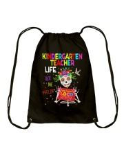 KINDERGARTEN TEACHER LIFE Drawstring Bag thumbnail