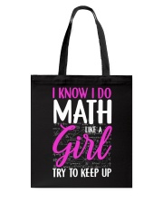 Math like a Girl Tote Bag thumbnail