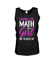 Math like a Girl Unisex Tank thumbnail