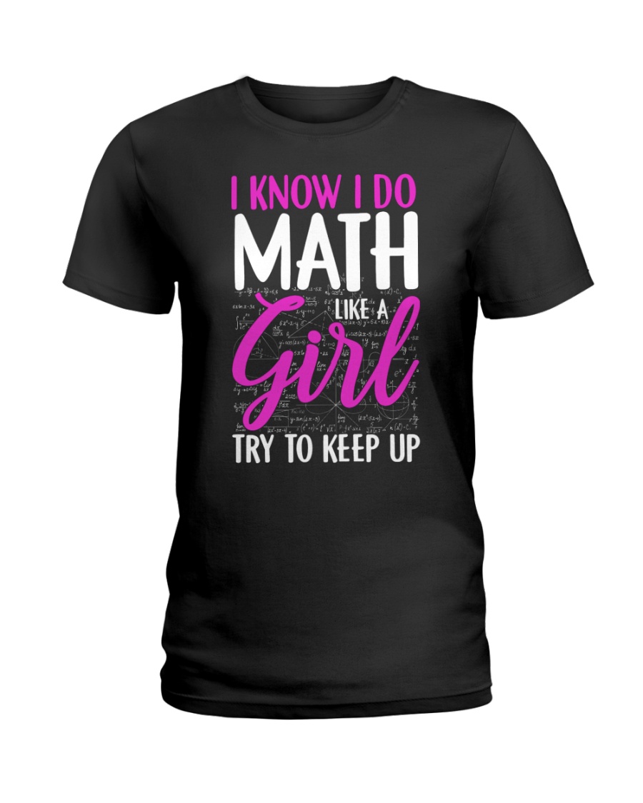 Math like a Girl Ladies T-Shirt