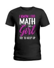 Math like a Girl Ladies T-Shirt thumbnail