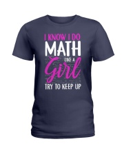 Math like a Girl Ladies T-Shirt tile