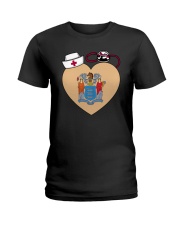 New Jersey Nurse Ladies T-Shirt thumbnail