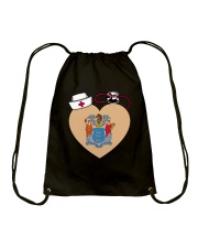 New Jersey Nurse Drawstring Bag thumbnail