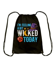 I'M FEELING A BIT WICKED TODAY Drawstring Bag thumbnail
