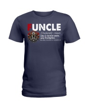 Funcle Firefighter Ladies T-Shirt thumbnail