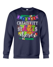 Creativity starts here T-Shirt Crewneck Sweatshirt thumbnail
