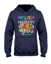 Creativity starts here T-Shirt Hooded Sweatshirt thumbnail