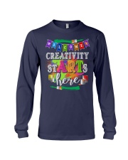 Creativity starts here T-Shirt Long Sleeve Tee thumbnail