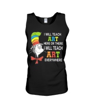 I WILL TEACH ART EVERYWHERE Unisex Tank thumbnail